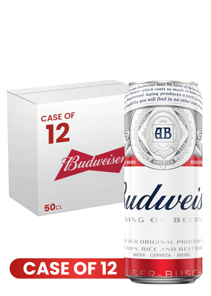 Budweiser Can 47.3 CL X 12 Case
