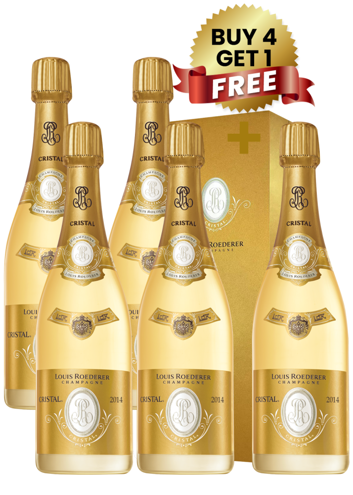 Louis Roederer Cristal 75 Cl (Buy 4 Get 1 Free)