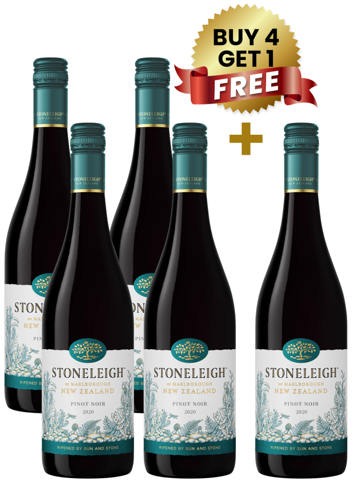 Stoneleigh Pinot Noir 75Cl (Buy 4 Get 1 Free)