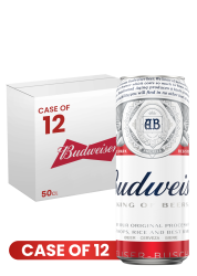 Budweiser Can 47.3 CL X 12 Case